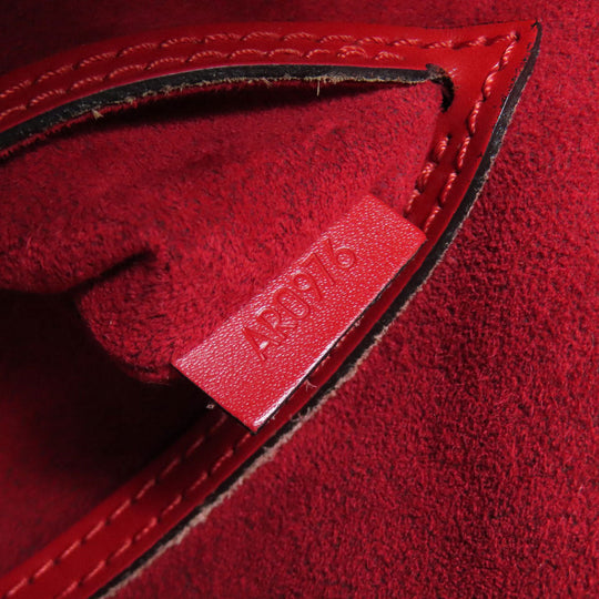 LOUIS VUITTON Handbag M52147 Epi Red Alma Women Used Authentic
