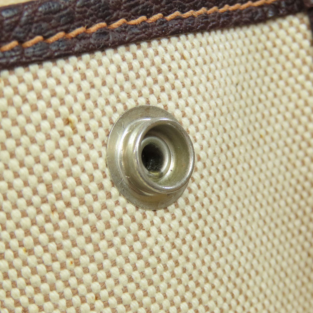 HERMES Tote Bag Tower ash beige Garden Party PM SilverMetal