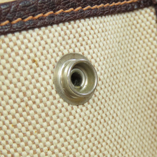 HERMES Tote Bag Tower ash beige Garden Party PM SilverMetal