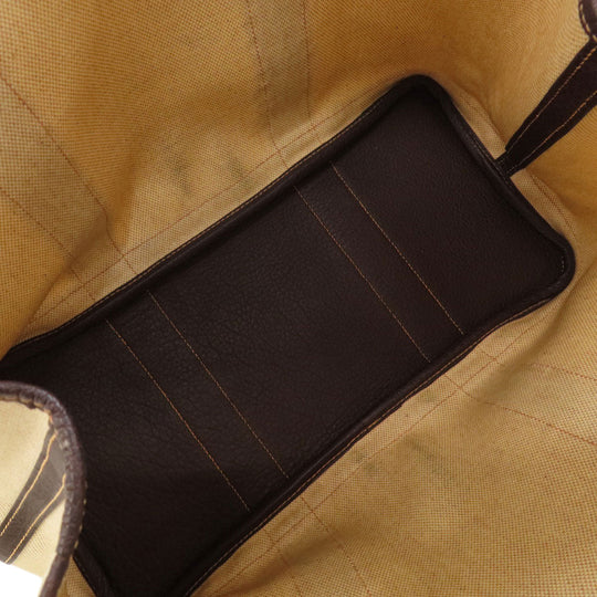 HERMES Tote Bag Tower ash beige Garden Party PM SilverMetal