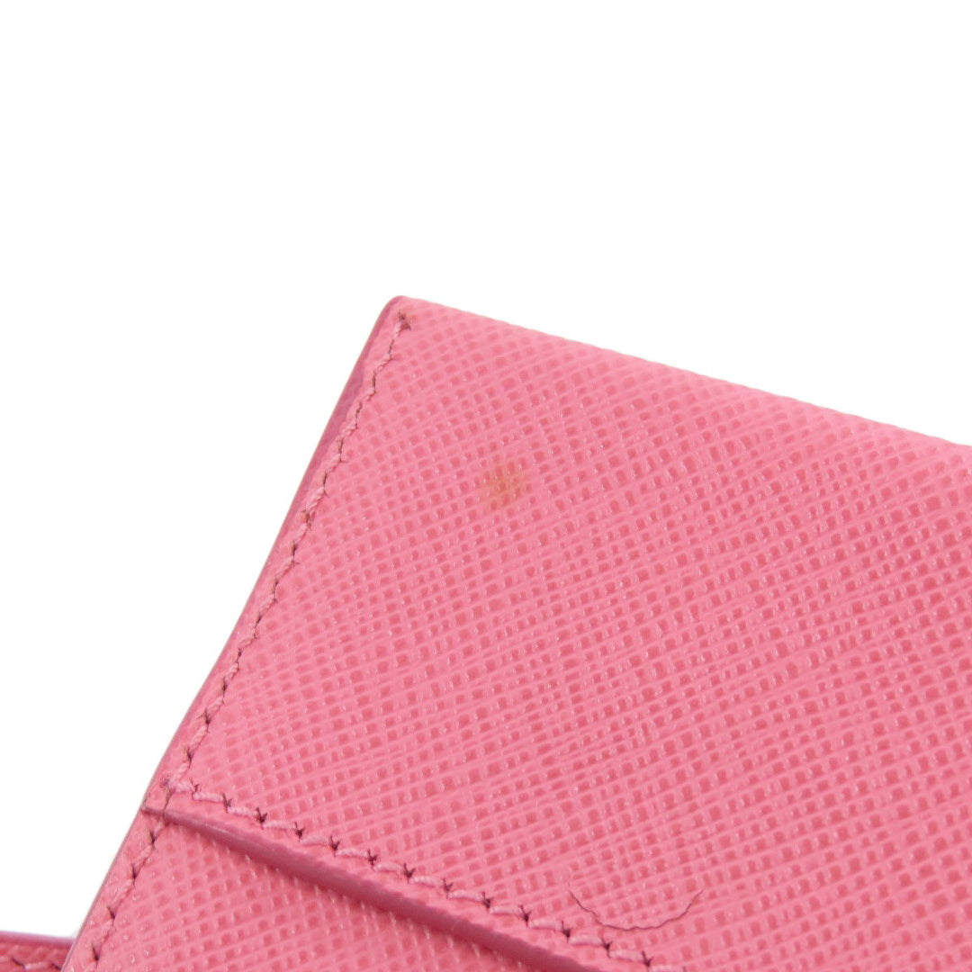 PRADA Shoulder Bag BT1020 Safiano pink logo