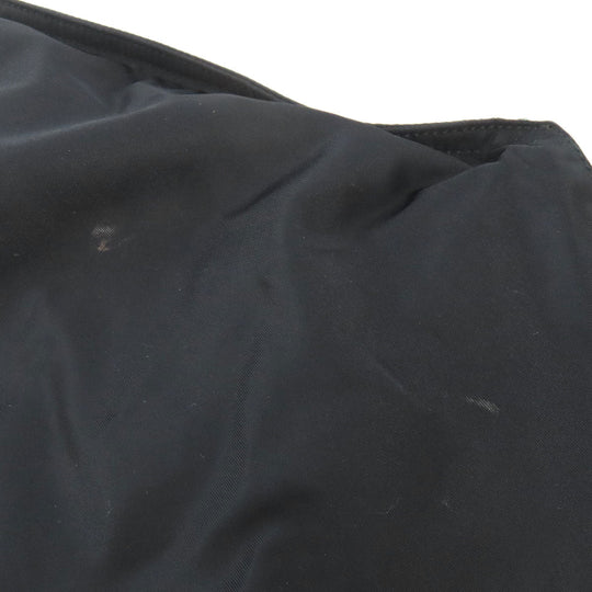 PRADA Tote Bag Nylon black logoMetal Women Used Authentic