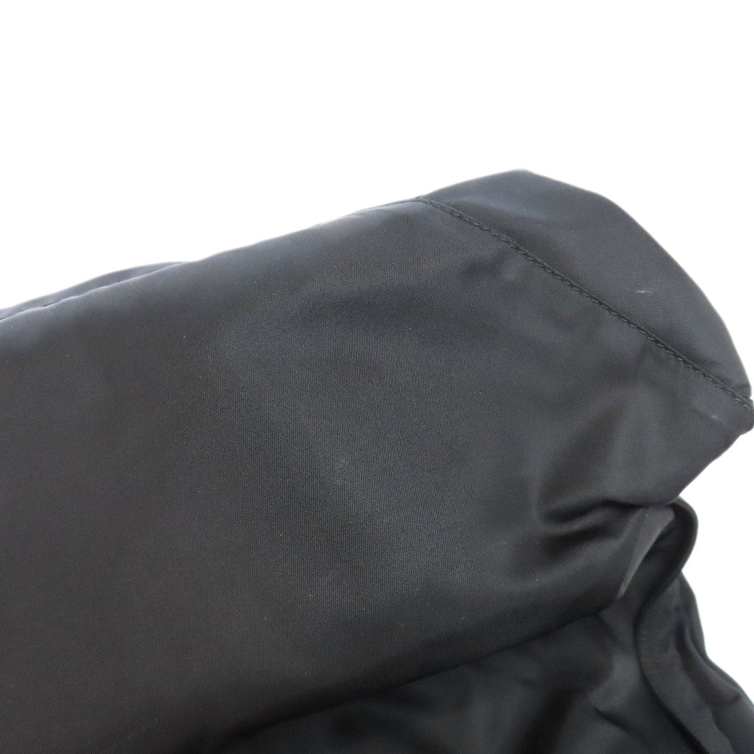 PRADA Tote Bag Nylon black logoMetal Women Used Authentic