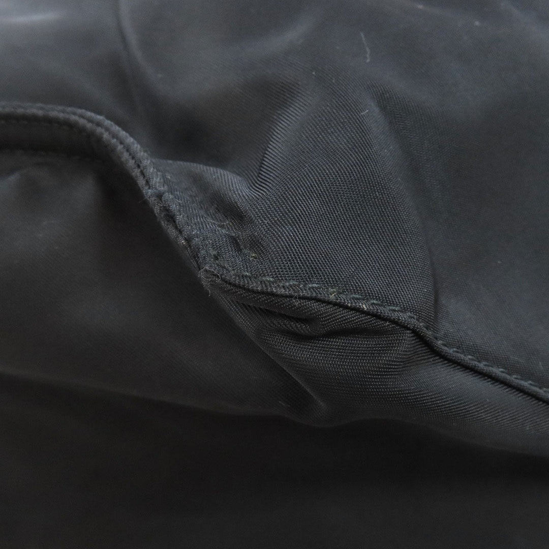 PRADA Tote Bag Nylon black logoMetal Women Used Authentic