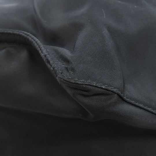 PRADA Tote Bag Nylon black logoMetal Women Used Authentic