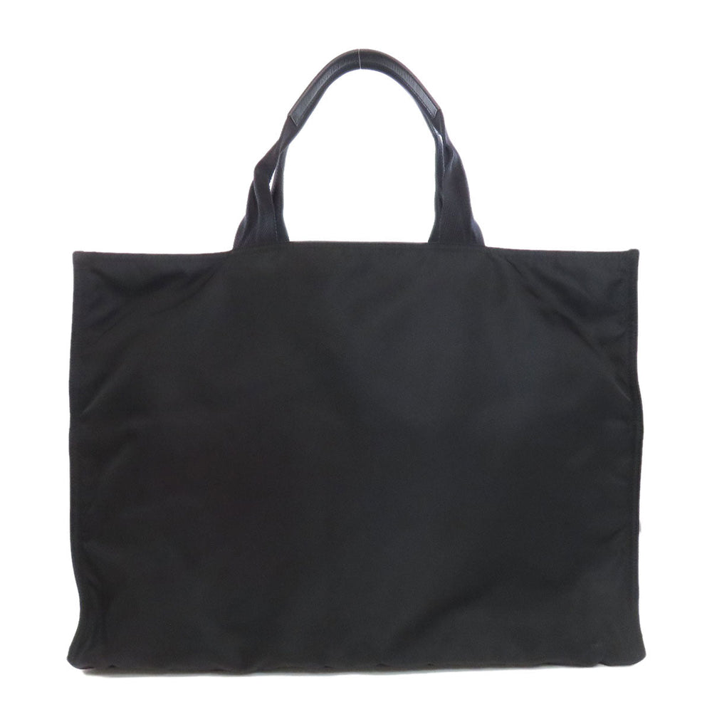 PRADA Tote Bag Nylon black logoMetal Women Used Authentic