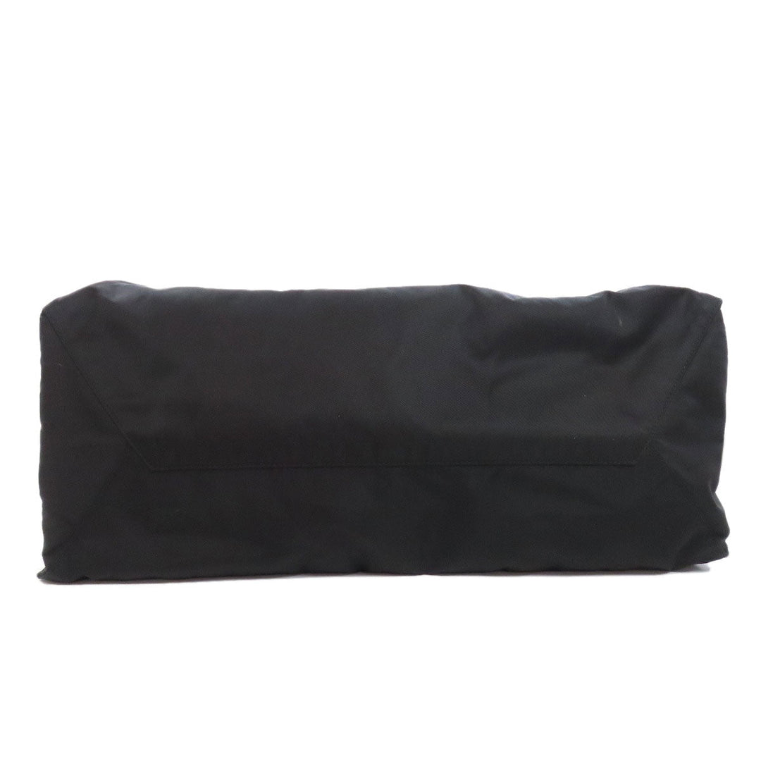 PRADA Tote Bag Nylon black logoMetal Women Used Authentic