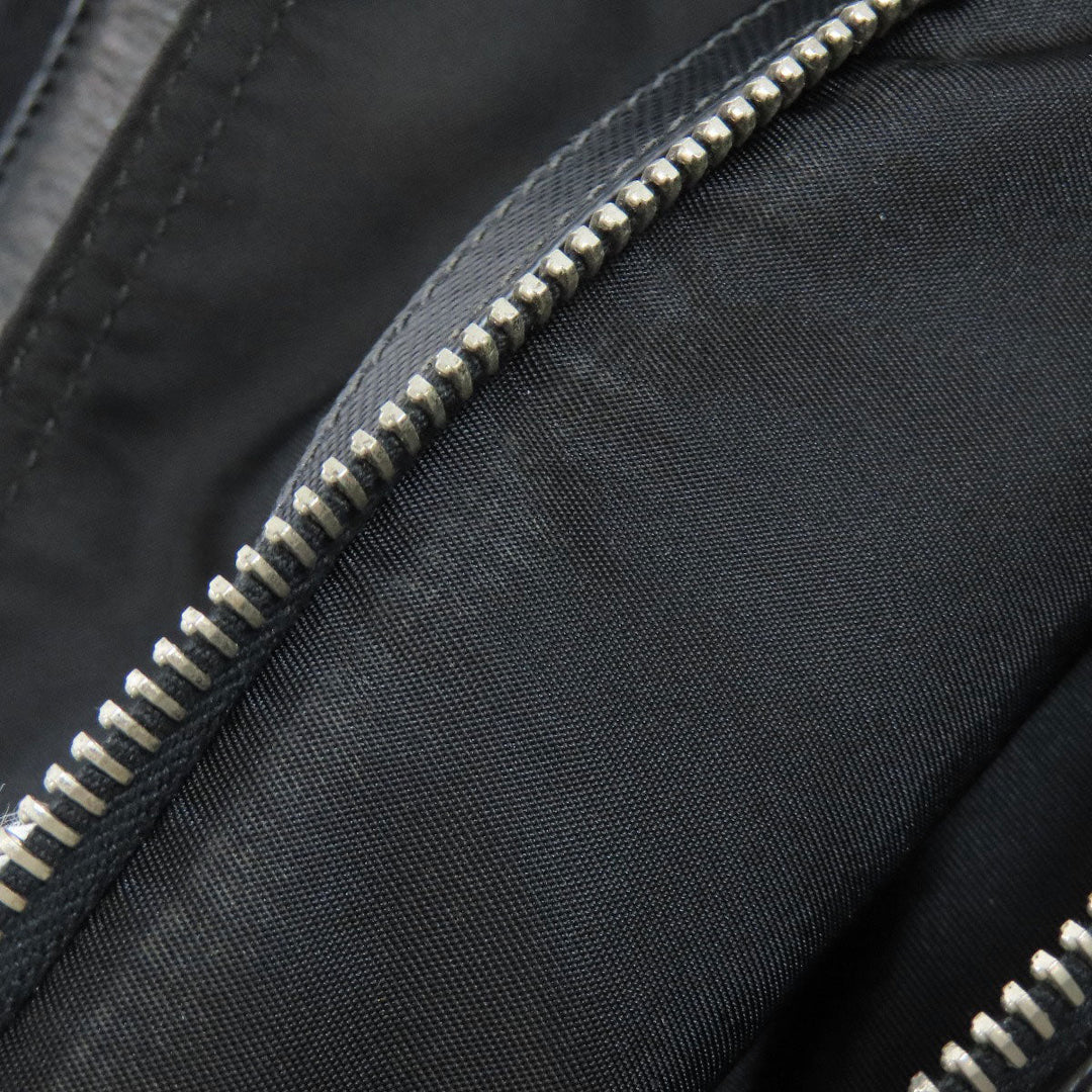 PRADA Tote Bag Nylon black logoMetal Women Used Authentic