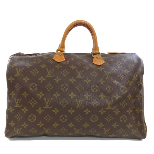 LOUIS VUITTON Boston Duffel bag M41522 Monogram canvas Brown Speedy 40