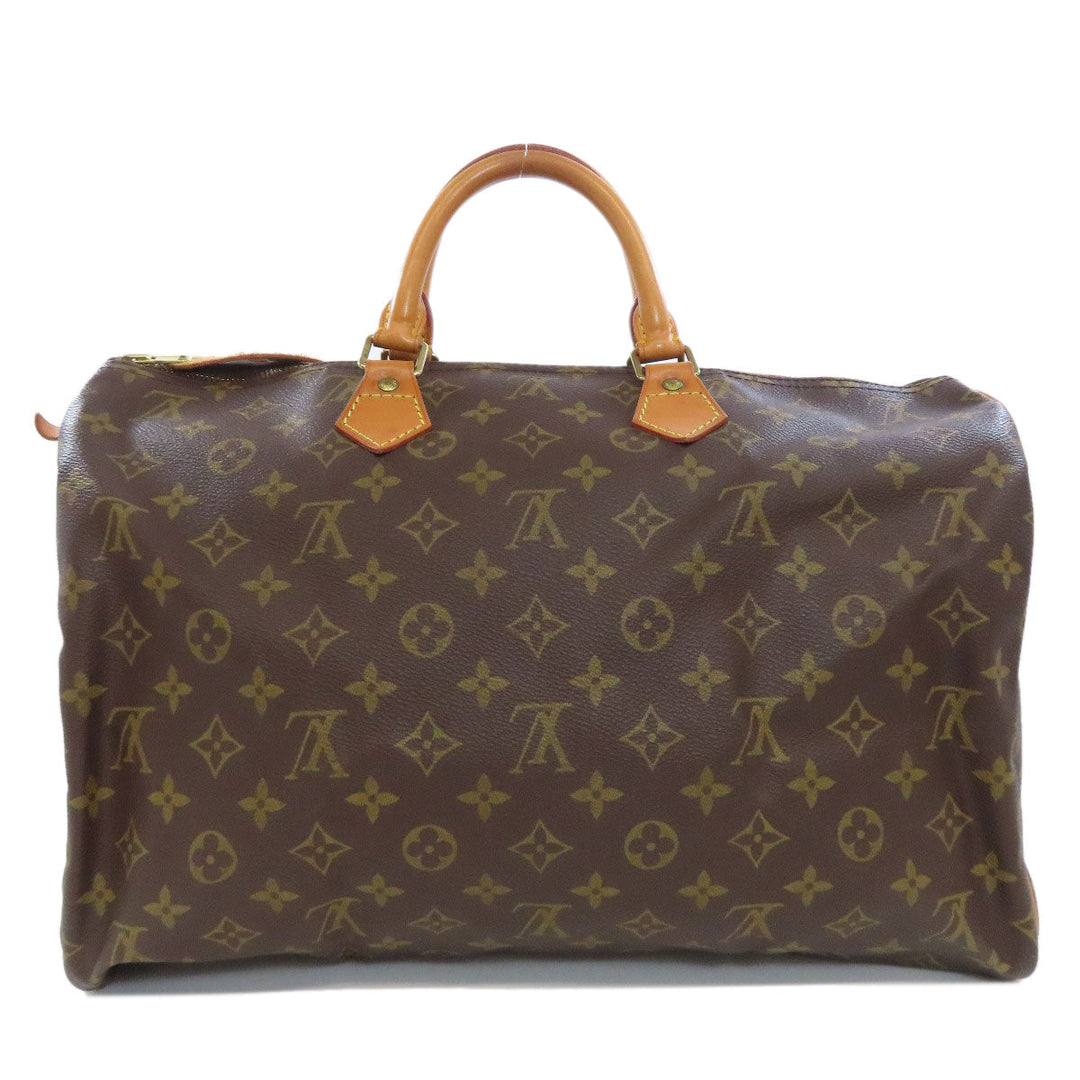 LOUIS VUITTON Boston Duffel bag M41522 Monogram canvas Brown Speedy 40
