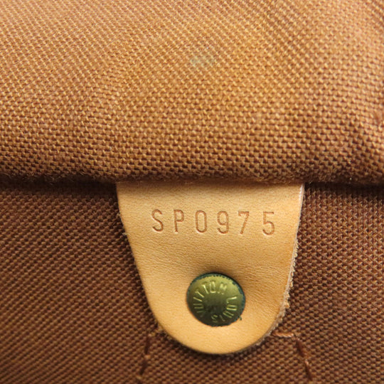 LOUIS VUITTON Boston Duffel bag M41522 Monogram canvas Brown Speedy 40