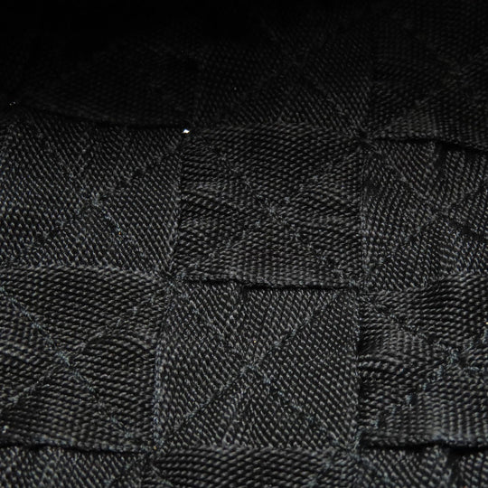 BOTTEGAVENETA Shoulder Bag canvas black INTRECCIATO Women Used Authentic