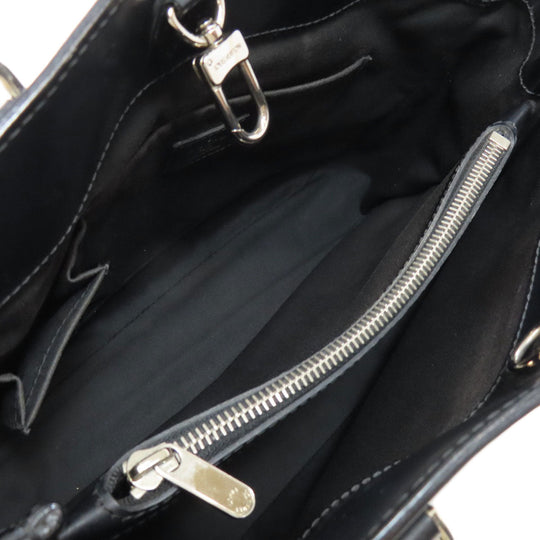LOUIS VUITTON Handbag M59262 Epi black Passy PM Women Used Authentic