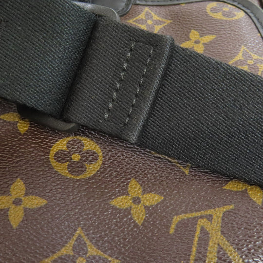 LOUIS VUITTON Shoulder Bag M56717 Monogram canvas Brown Monogram Macassar Bus PM Women Used Authentic