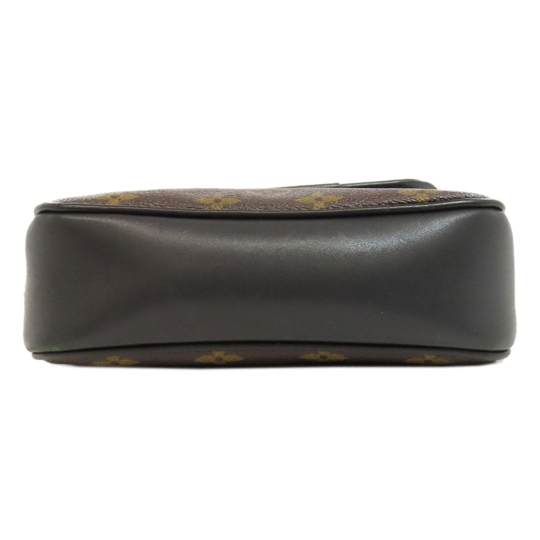 LOUIS VUITTON Shoulder Bag M56717 Monogram canvas Brown Monogram Macassar Bus PM Women Used Authentic