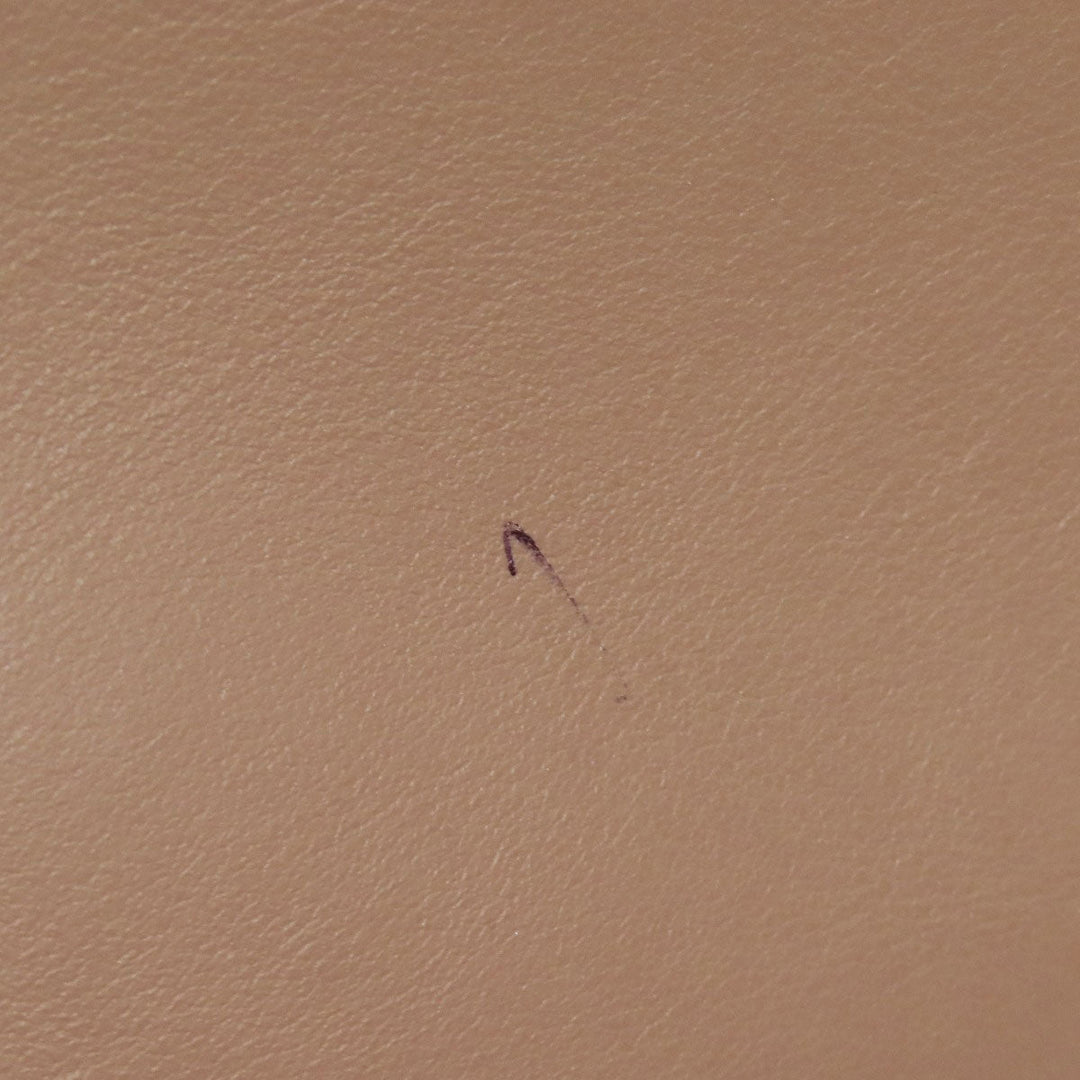 BVLGARI Tote Bag leather beige 2WAY Women Used Authentic