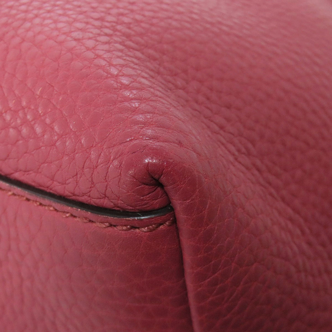GUCCI Tote Bag 341508 leather pink Outlet 2WAY Women Used Authentic