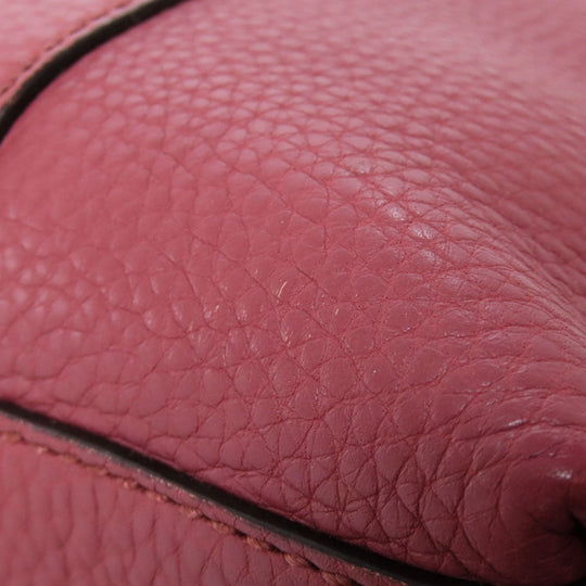 GUCCI Tote Bag 341508 leather pink Outlet 2WAY Women Used Authentic