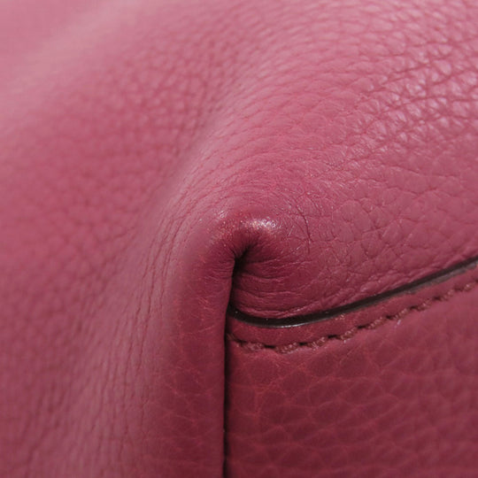 GUCCI Tote Bag 341508 leather pink Outlet 2WAY Women Used Authentic