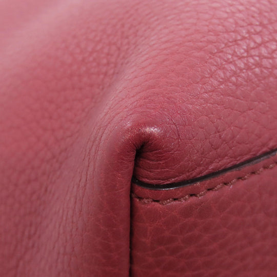 GUCCI Tote Bag 341508 leather pink Outlet 2WAY Women Used Authentic