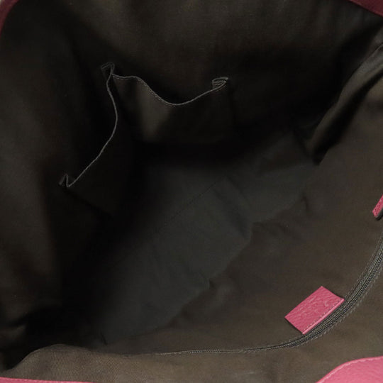 GUCCI Tote Bag 341508 leather pink Outlet 2WAY Women Used Authentic