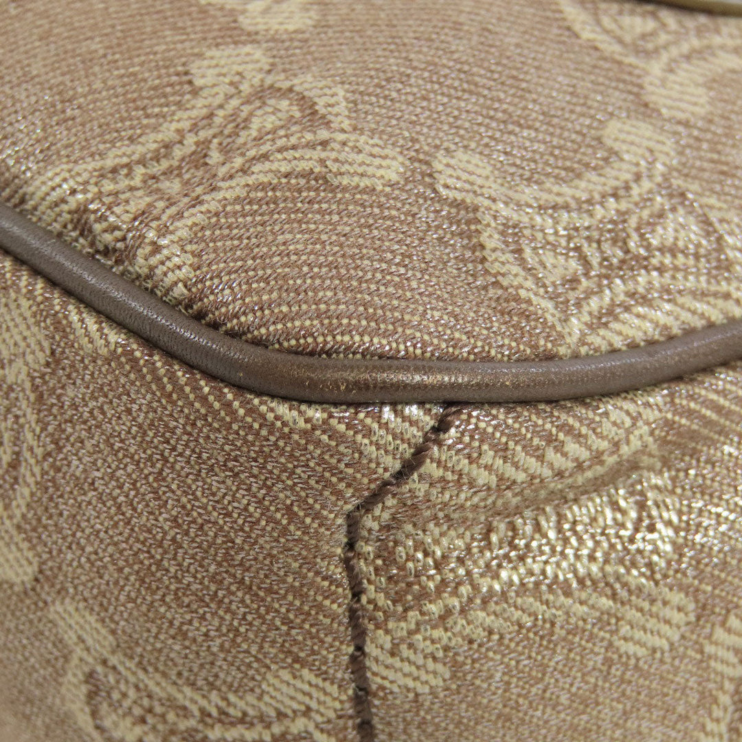 CELINE Handbag canvas Brown Mini boogie bag Women Used Authentic