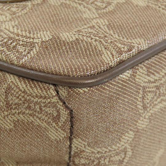 CELINE Handbag canvas Brown Mini boogie bag Women Used Authentic