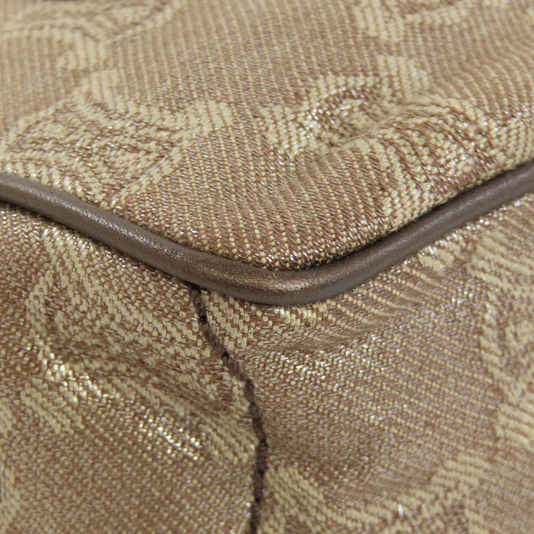 CELINE Handbag canvas Brown Mini boogie bag Women Used Authentic