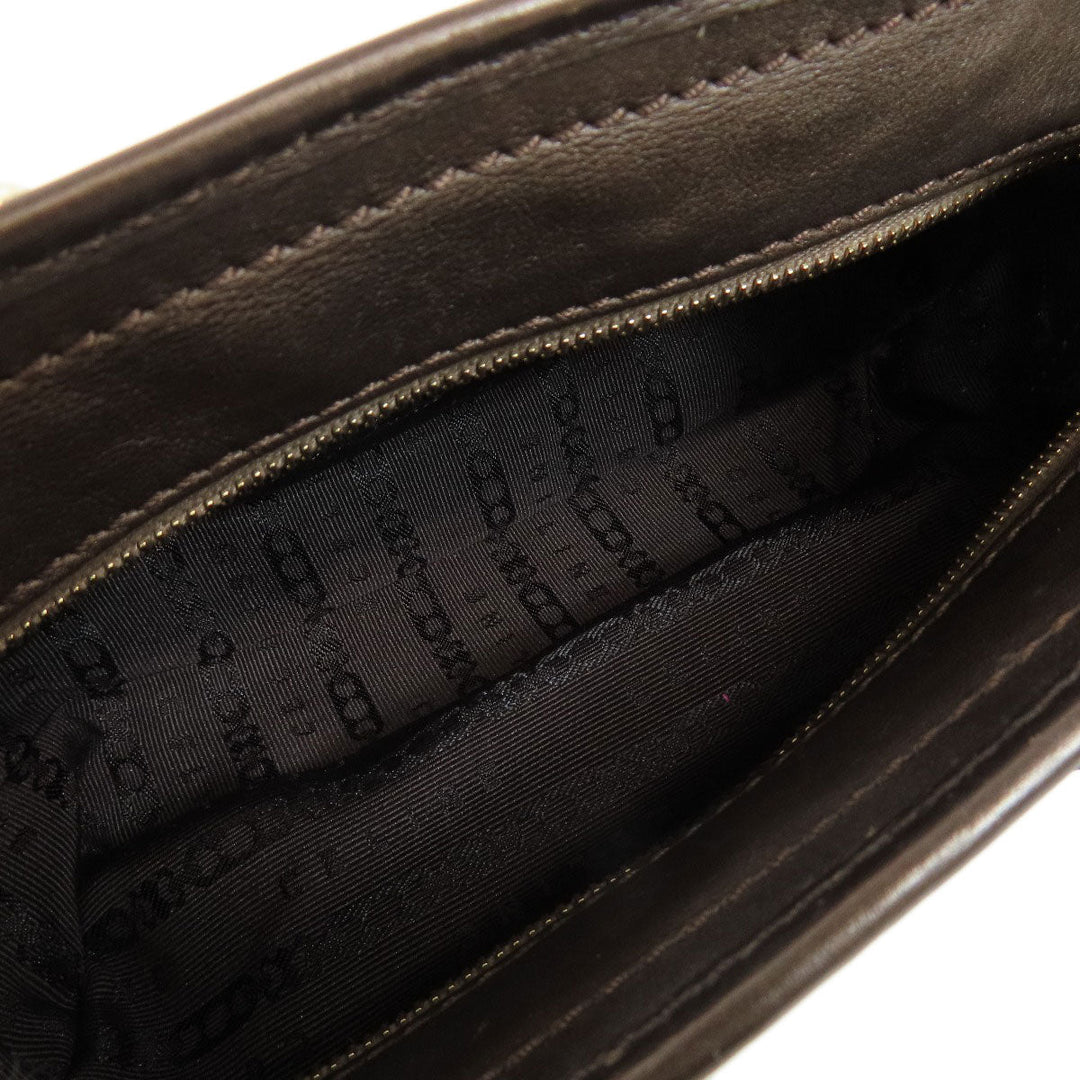 CELINE Handbag canvas Brown Mini boogie bag Women Used Authentic