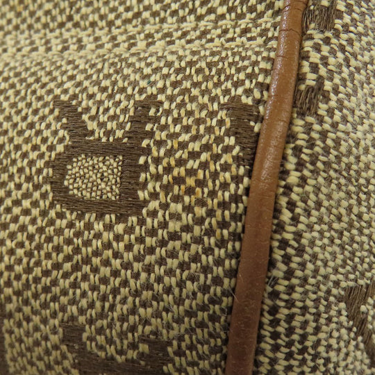 BVLGARI Handbag canvas Brown Logo mania Women Used Authentic