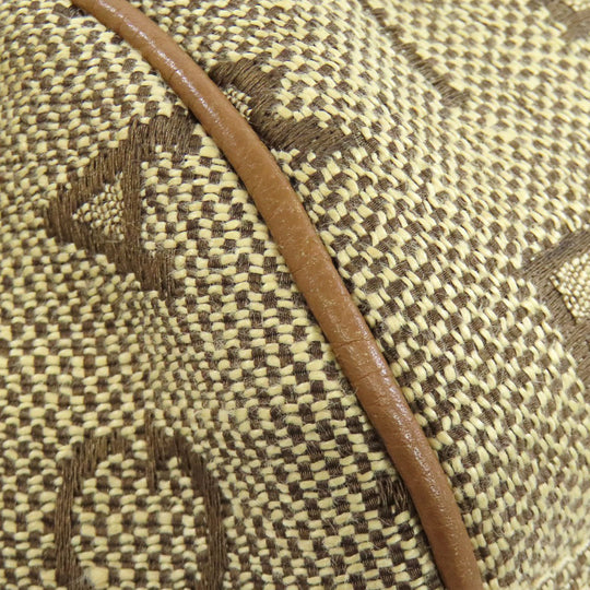 BVLGARI Handbag canvas Brown Logo mania Women Used Authentic