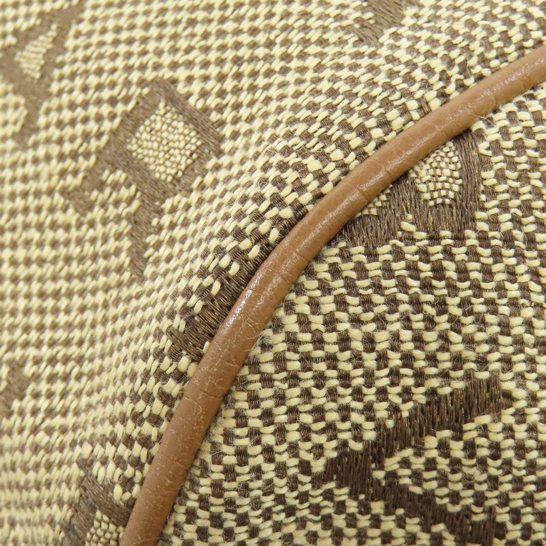 BVLGARI Handbag canvas Brown Logo mania Women Used Authentic