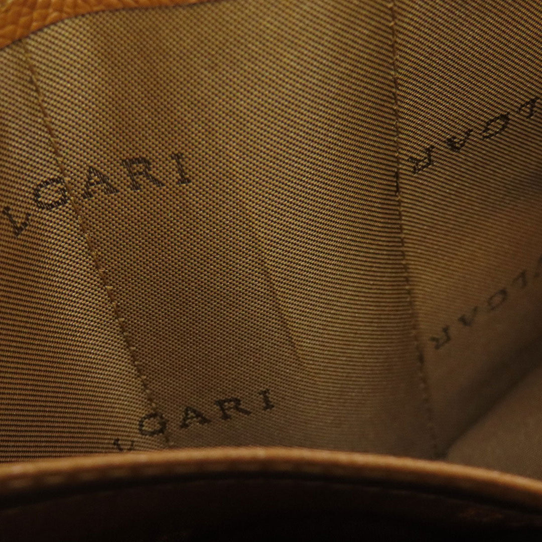 BVLGARI Bifold Wallet leather Brown Bulgari Bulgari