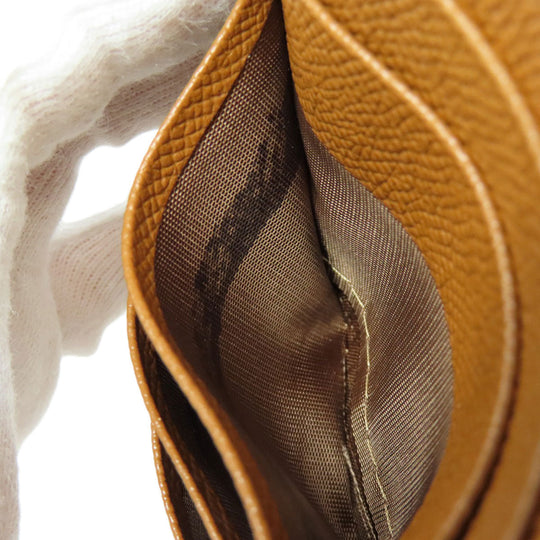 BVLGARI Bifold Wallet leather Brown Bulgari Bulgari