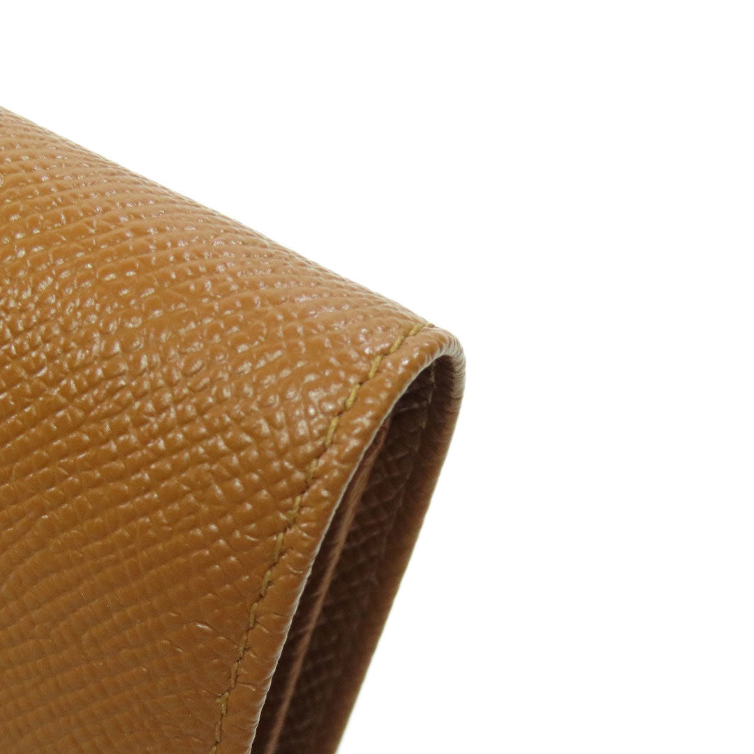 BVLGARI Bifold Wallet leather Brown Bulgari Bulgari