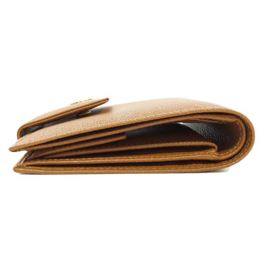 BVLGARI Bifold Wallet leather Brown Bulgari Bulgari