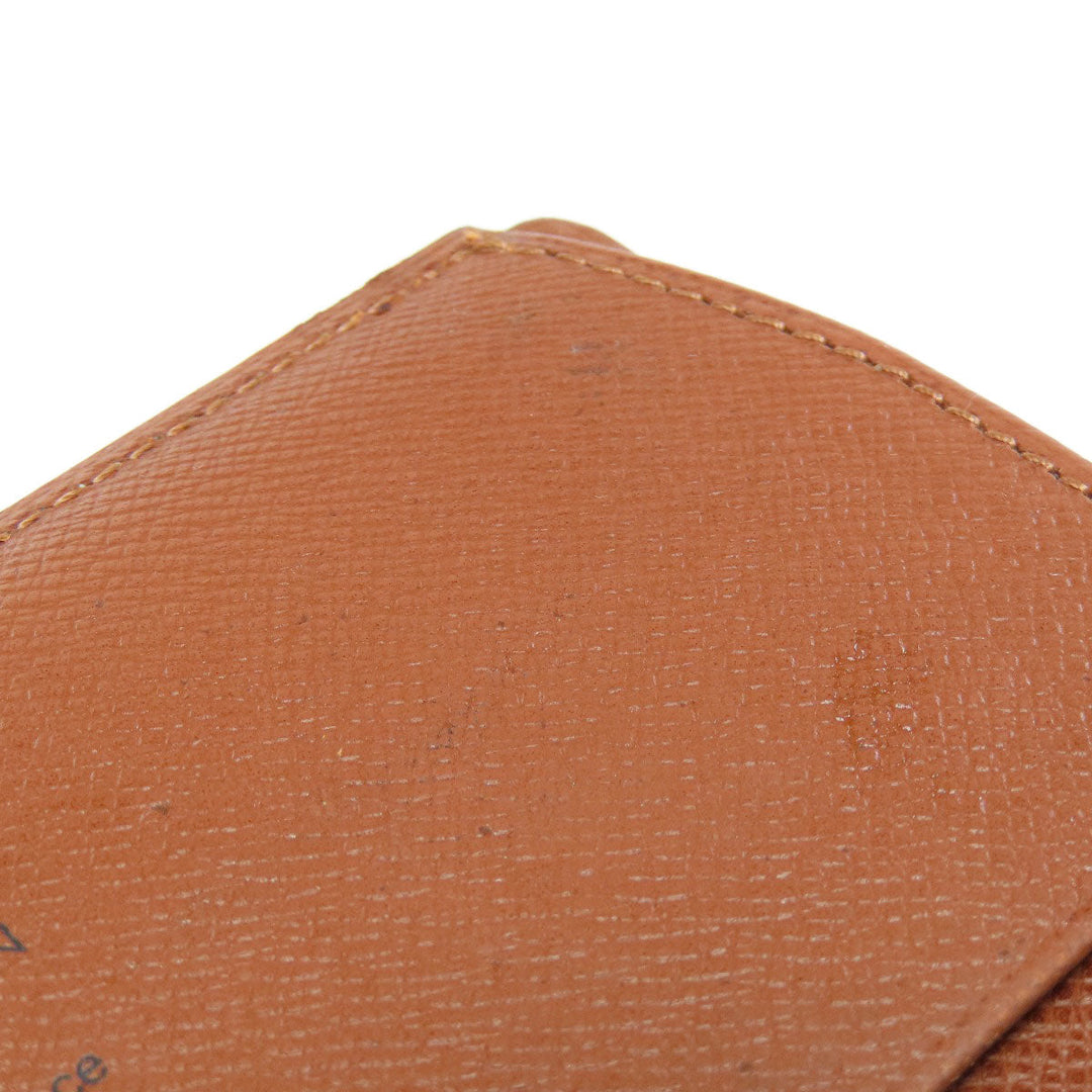 LOUIS VUITTON Bifold Wallet M61730 Monogram canvas Brown Portonet Bie Tresol Women Used Authentic
