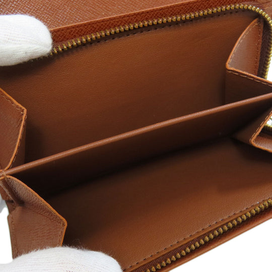 LOUIS VUITTON Bifold Wallet M61730 Monogram canvas Brown Portonet Bie Tresol Women Used Authentic