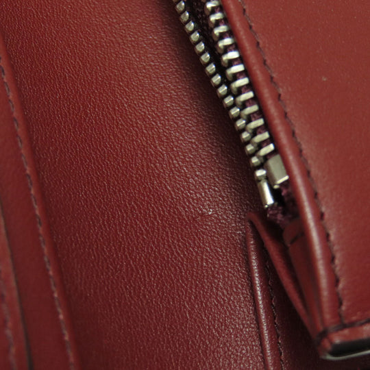 BALLY Long Wallet Purse leather black Barry Stripe mens Used Authentic