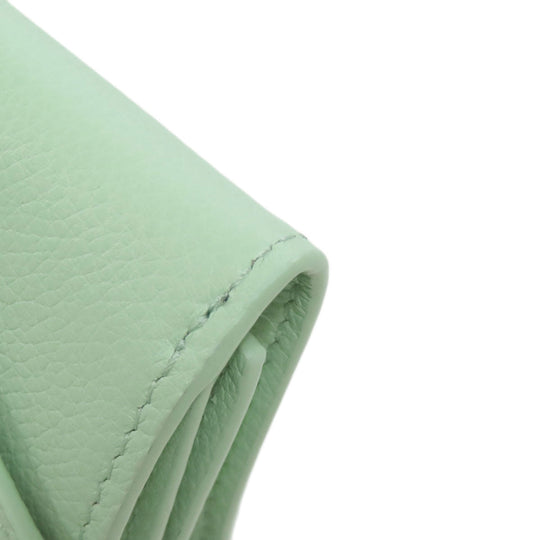 LOUIS VUITTON Bifold Wallet M81885 Calfskin green Portefeuille Rockmini Women Used Authentic