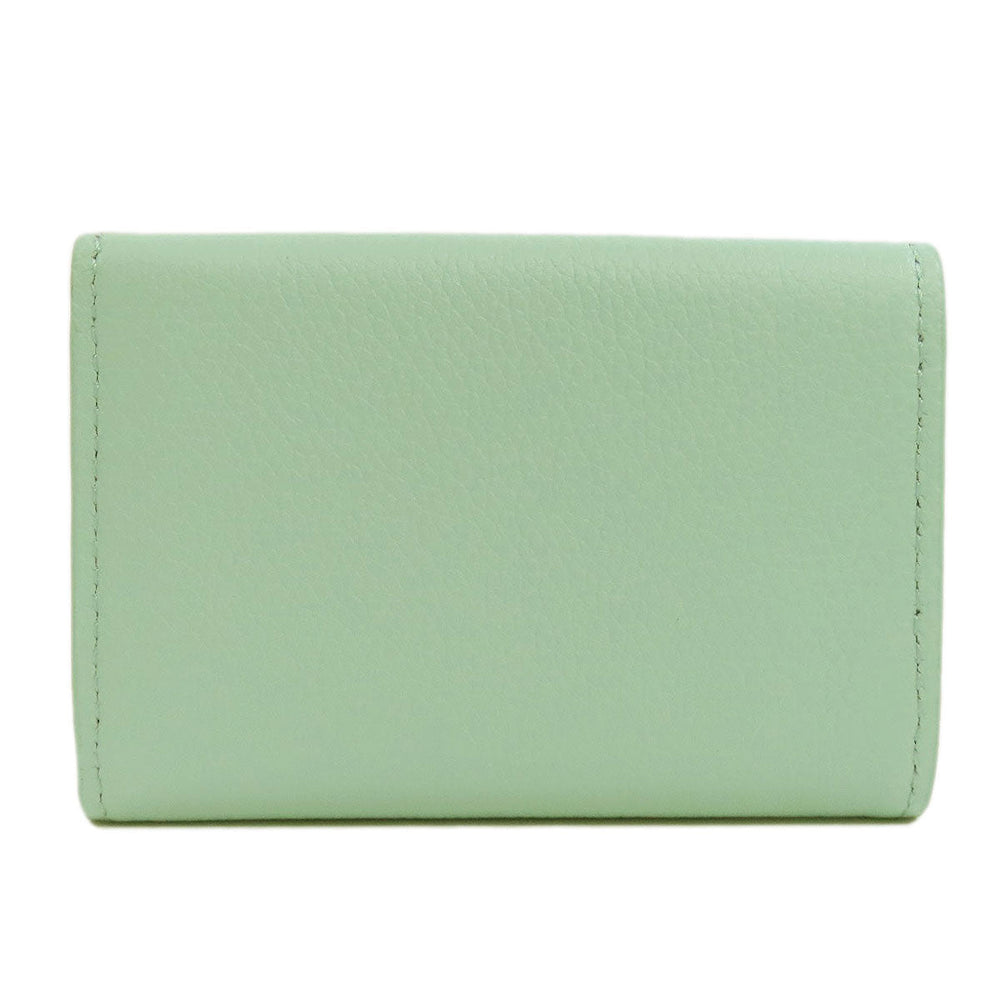 LOUIS VUITTON Bifold Wallet M81885 Calfskin green Portefeuille Rockmini Women Used Authentic