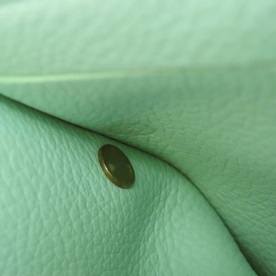 LOUIS VUITTON Bifold Wallet M81885 Calfskin green Portefeuille Rockmini Women Used Authentic