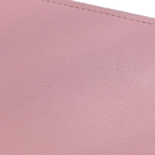 HERMES Long Wallet Purse Swift pink Azap Classic SilverMetal