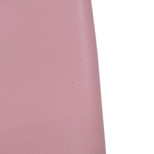 HERMES Long Wallet Purse Swift pink Azap Classic SilverMetal