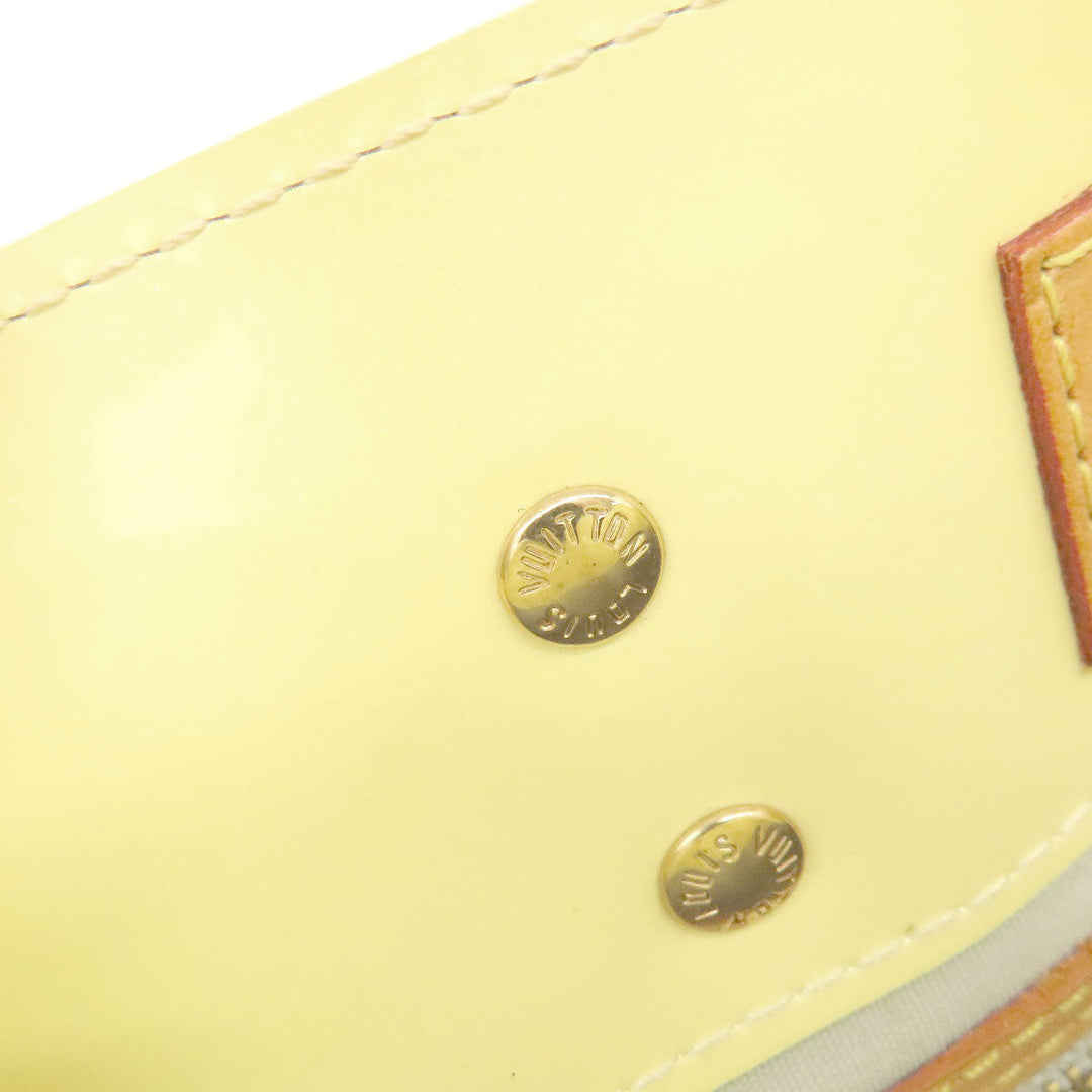 LOUIS VUITTON Handbag M91336 Vernis yellow Lead PM Women Used Authentic