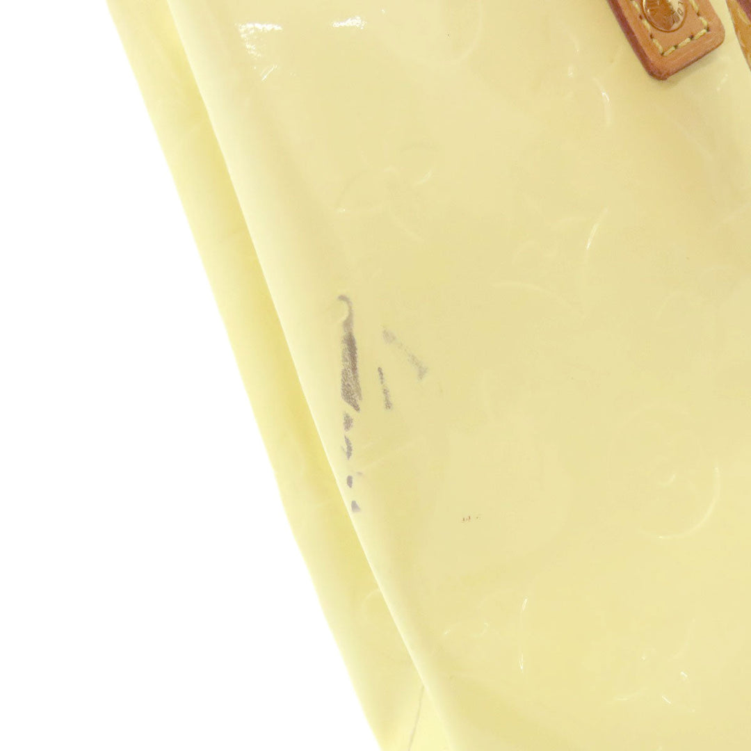 LOUIS VUITTON Handbag M91336 Vernis yellow Lead PM Women Used Authentic