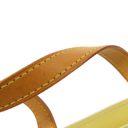 LOUIS VUITTON Handbag M91336 Vernis yellow Lead PM Women Used Authentic