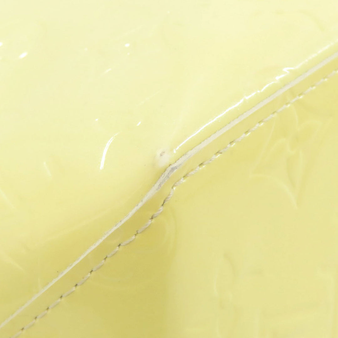 LOUIS VUITTON Handbag M91336 Vernis yellow Lead PM Women Used Authentic