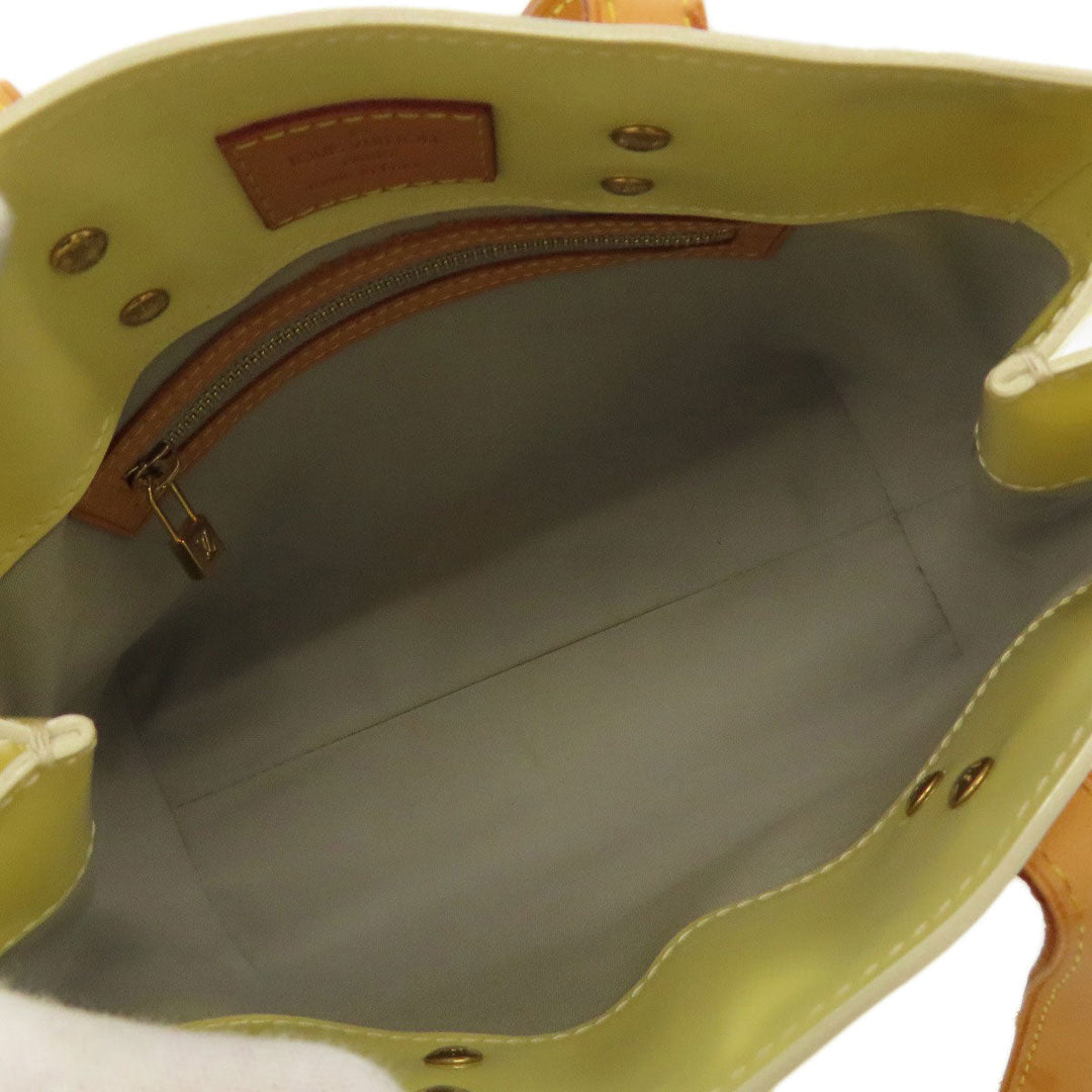 LOUIS VUITTON Handbag M91336 Vernis yellow Lead PM Women Used Authentic