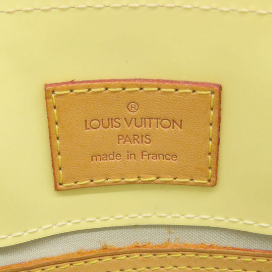 LOUIS VUITTON Handbag M91336 Vernis yellow Lead PM Women Used Authentic